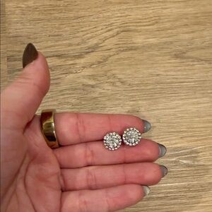 Elegant Silver Stud Earrings